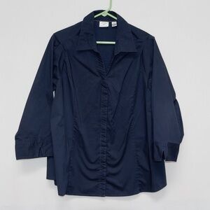 Lee Riders Cotton buttoned long sleeve shirt - like new condition - Size 1X